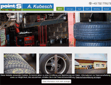 Tablet Screenshot of kubesch-reifen.com